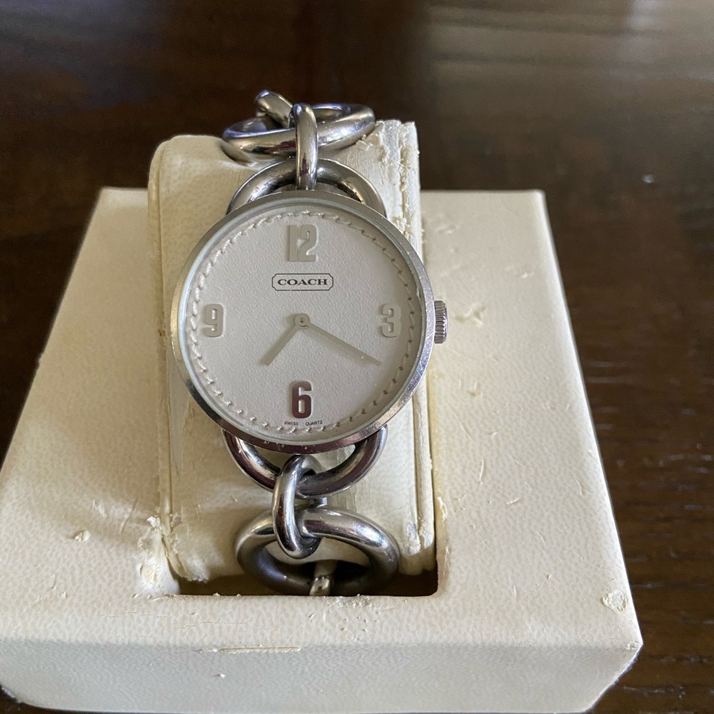 Coach link watch - large face